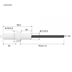 HFHS-0401 Si3N4 Heater For SOFC Hydrogen Energy