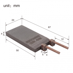 Silicon nitride (Si3N4) heating elements